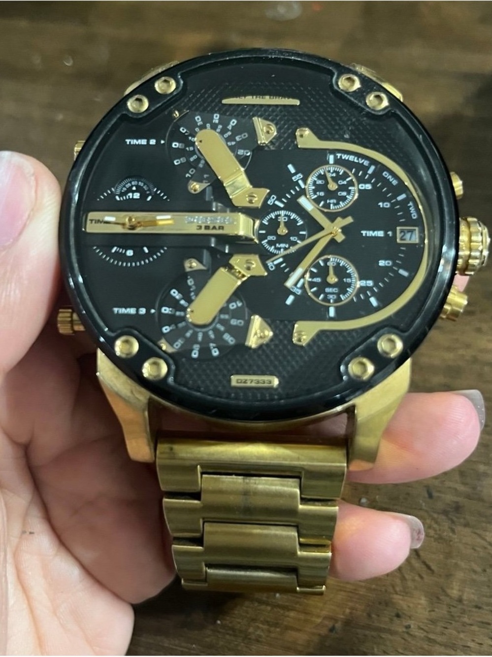 Diesel DZ7333 Mr Daddy 2.0 Chronograph Gold Stainless Steel Watch. - Picture 7 of 7